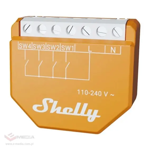 Bestseller Przełącznik SHELLY Wave i4 LR